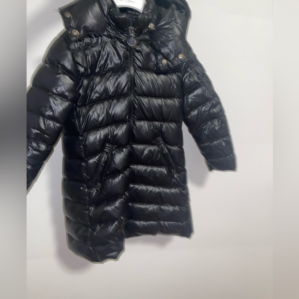 Black Moncler Kids Puffer Jacket - Picture 3 of 7